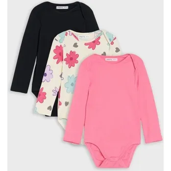 Kojenecký body Sinsay - Sada 3 body - krémová - 7251C-01X - 7251C-01X-80