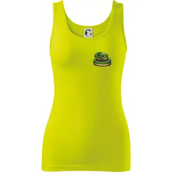 Had na prsu - Dámské tílko - 2XL ( Limetková )