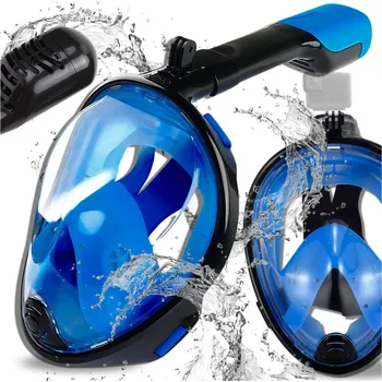 Potápěčská maska Potápěčské Brýle na Šnorchlování Celotvářová S/M Skládací pro Plavání a Šnorchlování