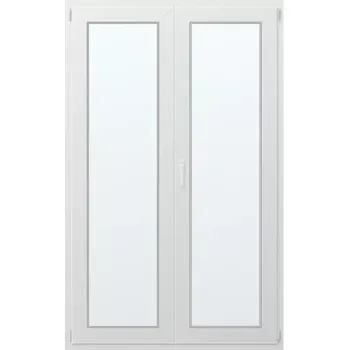 Vchodové dveře Dvoukřídlé plastové balkonové dveře pravé 130x210