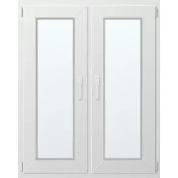 Okno Dvoukřídlé plastové okno se sloupkem 130x90