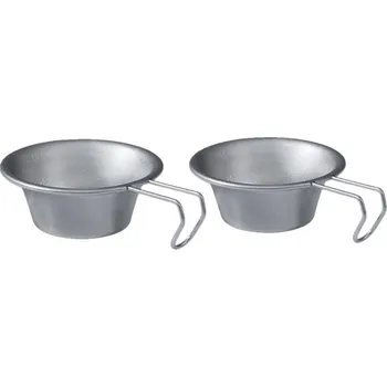 Kempingové nádobí Naturehike nerezový kalíšek s uchem Camping life - 2 Ks