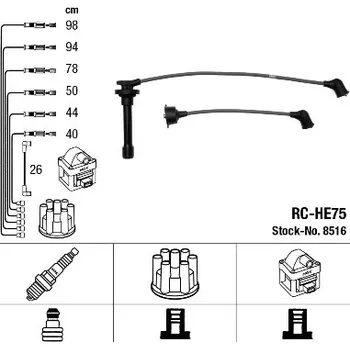 Zapalovací kabel Sada kabelů pro zapalování, 8516
