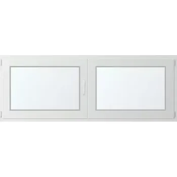 Okno Dvoukřídlé plastové okno levé 200x80