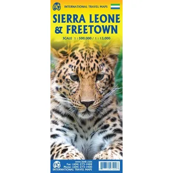 ITMB Publishing mapa Sierra Leone 1:560 t. ITM