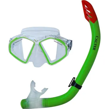 Potápěčská maska Potápěčská sada Calter Senior S09+M283 P+S, zelený