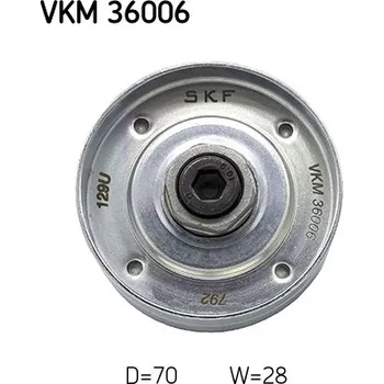 Vratna/vodici kladka, klinovy zebrovy remen, VKM 36006