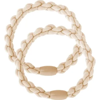 Vlasové gumičky 2ks smetanové 8000896-2