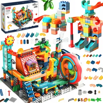 ostatní stavebnice Stavebnice BOUNN LED kuličková dráha 330 dílů 3+