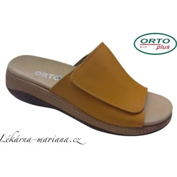 Dámská zdravotní obuv Orto plus dámské pantofle vel . 39 žlutá barva