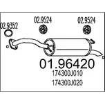 Zadní tlumič výfuku, 01.96420