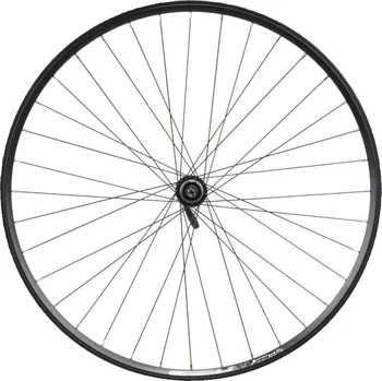 Ráfek na kolo Výplet bpl Výplet 622/28" přední, ráfek dvoustěnný černý disk, náboj Shimano RU centerlock 32 děr