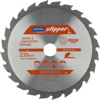 Vrták Kotoučová pila Norton Clipper 235 mm