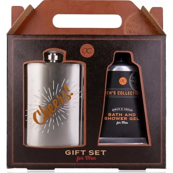 Sprchový gel Koupelový set MEN´S COLLECTION s placatkou - ACCENTRA - Cheers