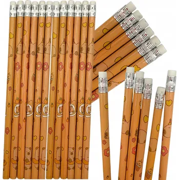 Grafitová tužka Tužky Tužky s gumou Kapybara Školní Pro děti HB Pro školu 12 ks