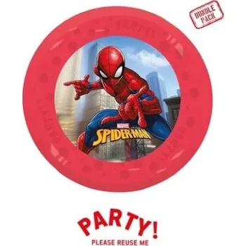 Talíř Talíř udržitelný - Spiderman 21cm/4ks