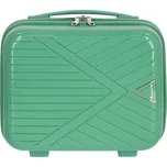 Cestovní plastový kufr Mervin velikost XS, mentolově zelený