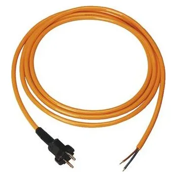elektrický kabel PCE kabel elektrického spotřebiče PUR 2 x 1.5 s zástrčkou délka 5 m IP20