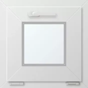 Okno Jednokřídlé plastové sklopné okno 56x56