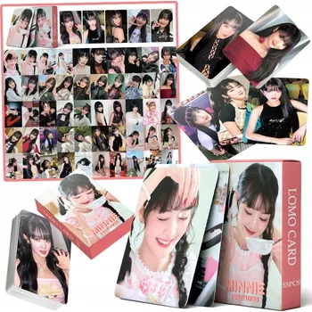 Obraz 55 SZT NOWY IDOL ALBUM PLAKATÓW ZDJĘĆ KART ZESTAW LOMO I-DLE MINNIE