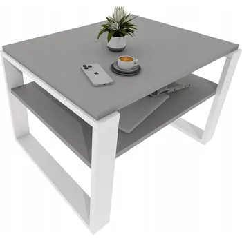 Konferenční stolek Konferenční stolek möbelkap obdélníkový 61 x 51 x 44 cm šedý