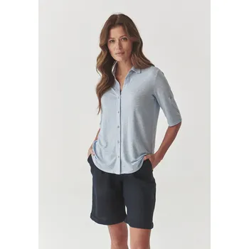 Dámská košile Tatuum DÁMSKÁ ÚPLETOVÁ KOŠILE S VYHRNOVACÍMI RUKÁVY - TETI 1