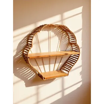 Obývací pokoj Sinsay - Kovová nástěnná polička - béžová - 621FX-08X - 621FX-08X-ONE