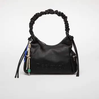 Módní doplněk Kabelka Desigual Medium 3D Logo Bag Black Universal