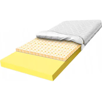 Matrace Pěnová Matrace 80x190 s vrchní deskou z latexu H2 H3 prodyšná pěna 8 cm