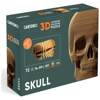 3D puzzle Cartonic Kartonové 3D puzzle Lebka
