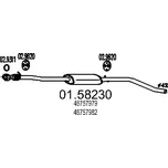 Stredni tlumic vyfuku, 01.58230