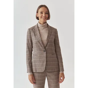Dámské sako Tatuum PLÁTĚNÉ SAKO S KOSTKOVANÝM VZOREM - KAREMA 1