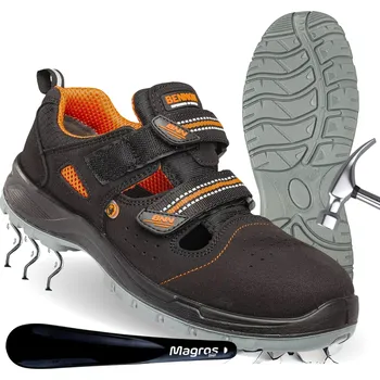 Pracovní obuv Pracovní sandály dámské lehké ochranné BOZP BENNON NUX S1P ESD NM 38