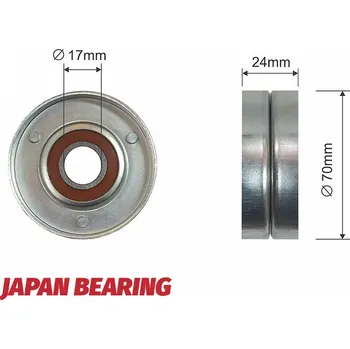 Napínací kladka, žebrovaný klínový řemen, RNK-VW-012