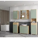 BELBEL koupelnová sestava, dub artisan/šalvěj, 5 let záruka + vyzvednutí ZDARMA