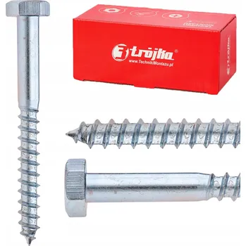 Vrták 8x300 Šrouby do dřeva na klíč s šestihrannou hlavou 571 pozink | 1 KG