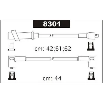 Zapalovací kabel Sada kabelů pro zapalování, 8301