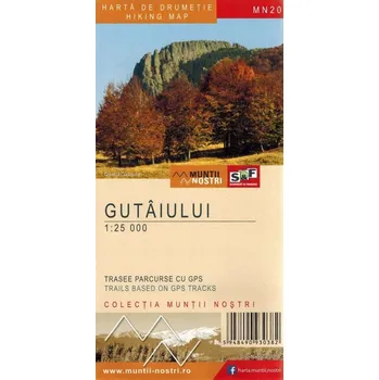 Gutaiului. Harta de drumetie/hiking map, 1:25 000 Kolektiv autorů