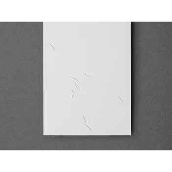 papelote 193 Originální papírové přání Na dotek - listy, elegantní blahopřání ke svatbě či narozeninám