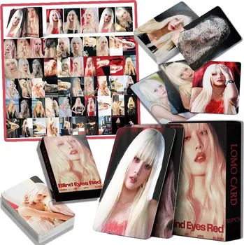 Obraz 55SZT NOWY IDOL ALBUM PLAKATÓW ZDJĘĆ KART ZESTAW LOMO MINNIE BLIND EYES RED