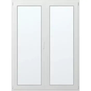 Vchodové dveře Dvoukřídlé plastové balkonové dveře levé 160x200