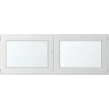 Okno Dvoukřídlé plastové okno se sloupkem 210x70
