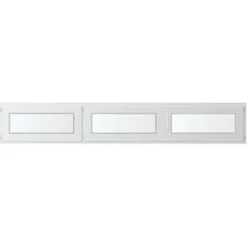 Okno Trojkřídlé plastové okno se štulpem, vlevo otevíravo sklopné 300x60