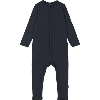 Kojenecký overall Merino-bambusový overal modrý Blue Nights Mikk-Line Velikost: 62