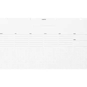Kalendář Týdenní plánovač A4 Planoo 55