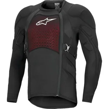 Motocyklový chránič Chránič těla BIONIC PLASMA LT dlouhý rukáv, ALPINESTARS (černá/červená/bílá) 2026 (Velikost: 2XL)