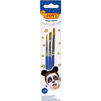 Speciální výtvarná barva JOVI Štětce na obličej 3 ks