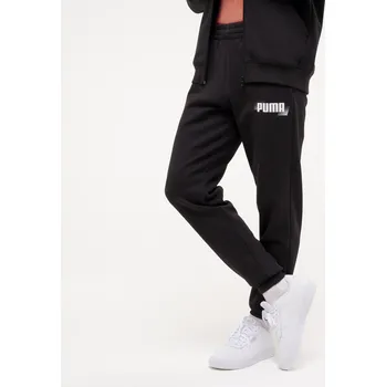 PUMA Pánské fitness tepláky Puma M ČERNÁ