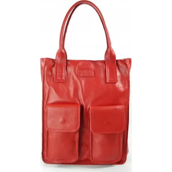 Kabelka Vera Pelle shopper kabelka z pravé kůže, vícebarevná