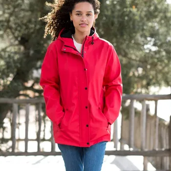 Dámská casual bunda Nepromokavá bunda z recyklovaného polyesteru červená 36